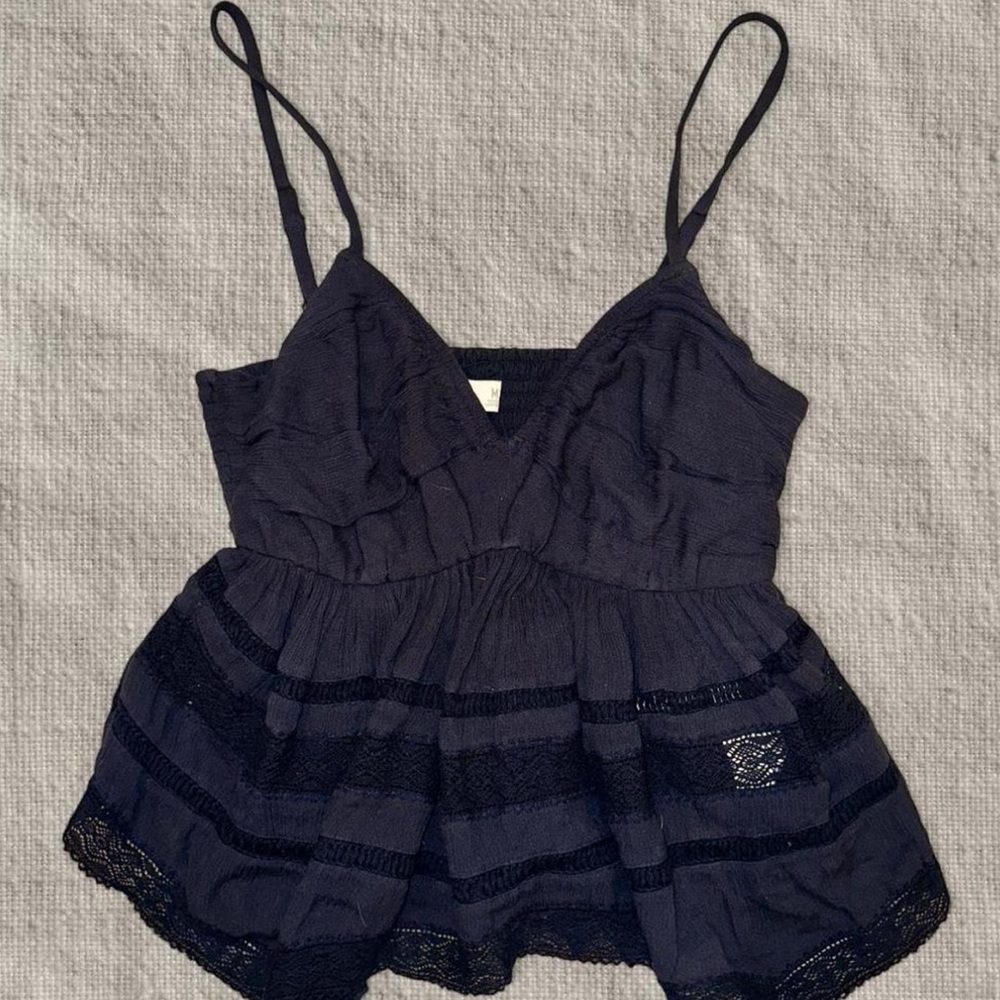 Hollister Navy Camisole Top